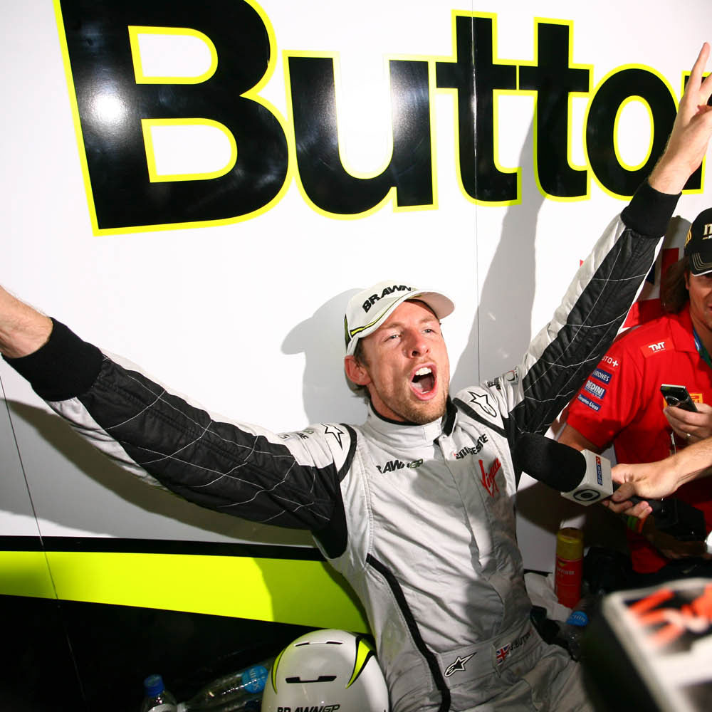 Jenson Button comemora