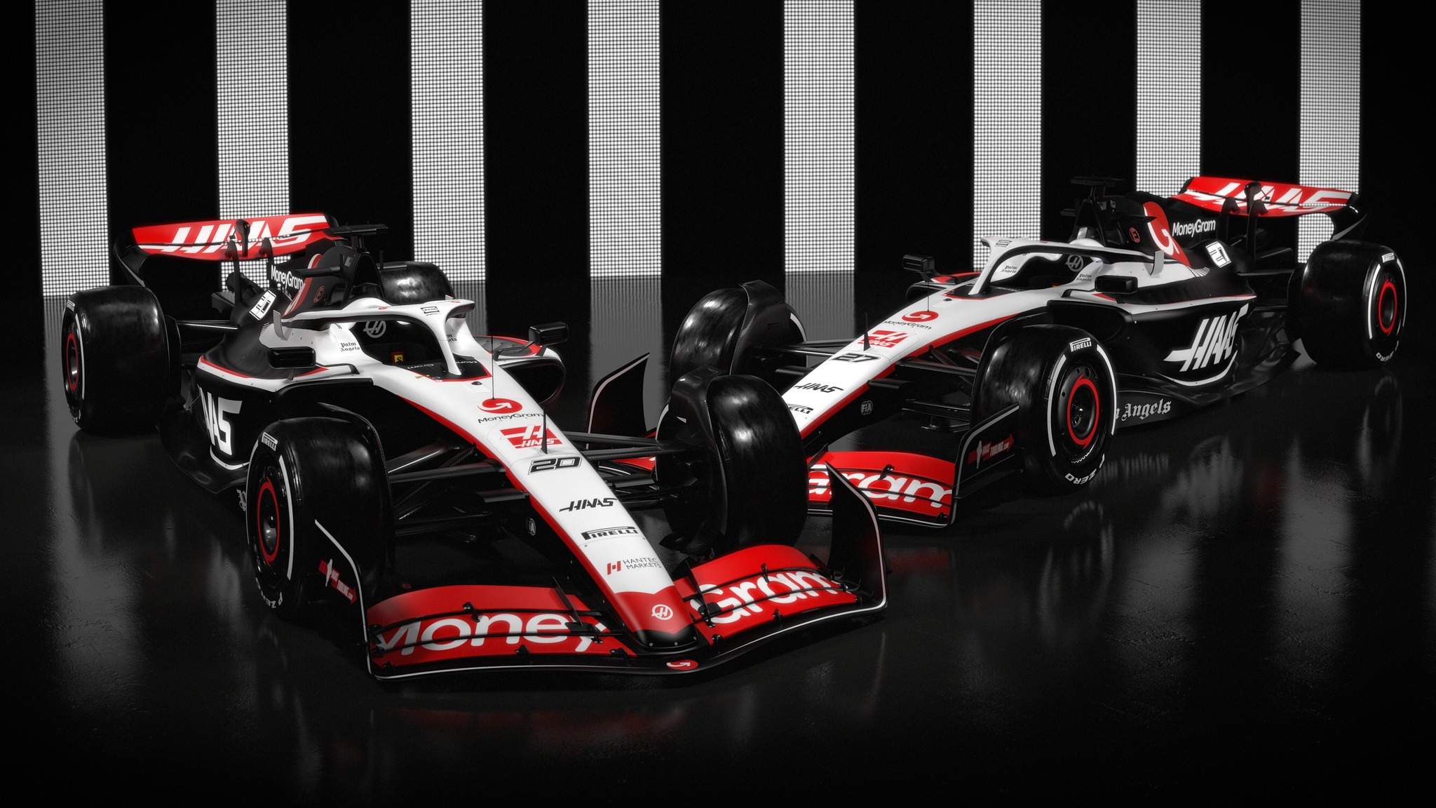 Novo layout do carro da Haas F1 Team para 2023