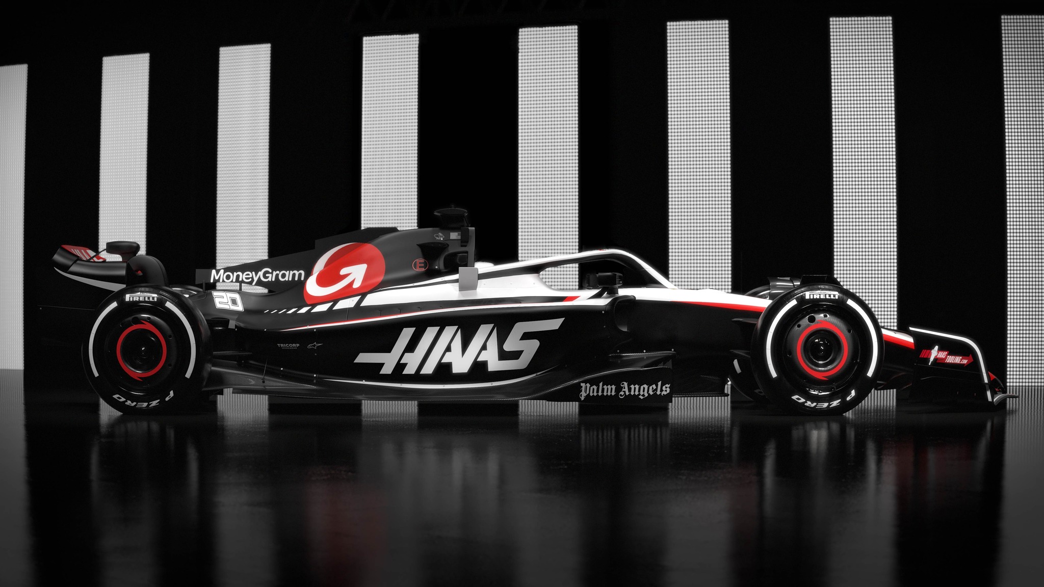 Novo layout do carro da Haas F1 Team para 2023